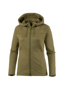Scheck, Damen Fleecejacke , Dunkelgr&uuml;n