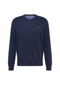 Fynch-Hatton, Herren Pullover 'V-Neck NOS', Dunkelblau
