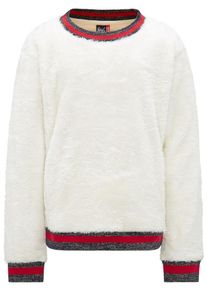 PETROL INDUSTRIES, M&auml;dchen Pullover, Rot / Schwarzmeliert / Wei&szlig;