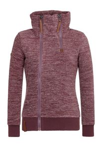 Naketano, Damen Fleecejacke 'Hamza Bau Ma J', Aubergine