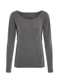 Herrlicher, Damen Langarmshirt 'Valencia', Graumeliert