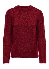 Only, Damen Pullover, Rubinrot