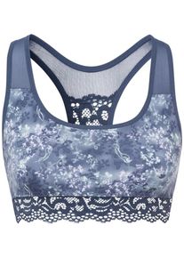 Schiesser, Damen Bustier, Taubenblau