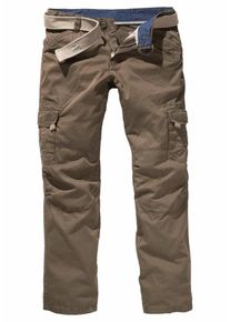 Timezone, Herren Cargohose 'Benito' mit Gürtel, Braun