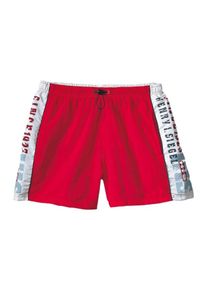 H.I.S. H.I.S, Herren Badeshorts, Rot / Weiß
