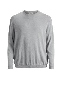 Jack & Jones JACK & JONES, Herren Basic Plus size Pullover, Grau