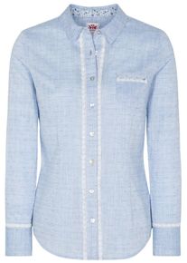 Spieth & Wensky SPIETH & WENSKY, Damen Bluse 'Hyazinth', Hellblau