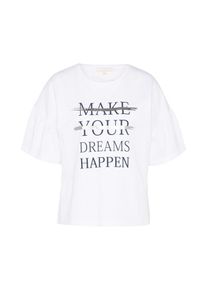 talkabout, Damen Tshirt mit Trompetenärmel, Weiß