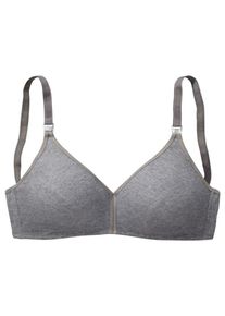 Petite Fleur, Damen Still-BH (3 Stück), Rauchblau / Graumeliert / Weiß
