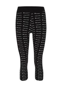 Champion Authentic Athletic Apparel, Damen Leggings, Schwarz / Wei&szlig;