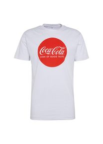 Merchcode, Herren Shirt 'Coca Cola', Hellrot / Wei&szlig;
