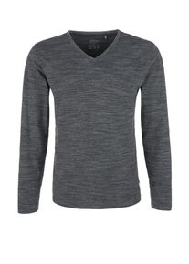 s.Oliver RED LABEL, Herren Longsleeve, Schwarz