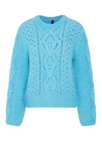 Y.A.S, Damen Strickpullover, Neonblau