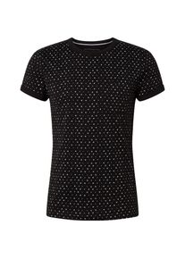 Tom Tailor Denim, Herren T-Shirt, Schwarz / Weiß