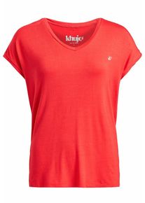 Khujo, Damen T-Shirt 'Airlia', Rot