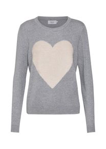 Only, Damen Pullover, Hellgrau