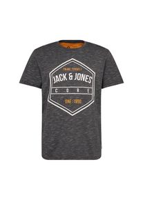 Jack & Jones JACK & JONES, Herren Shirt 'TRUTH', Orange / Schwarz / Weiß