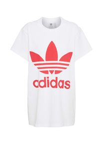 adidas originals, Damen T-Shirt 'BIG TREFOIL', Rot / Weiß