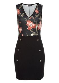 Melrose, Damen Kleid, Beige / Oliv / Melone / Schwarz / Silber