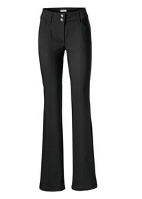 Heine, Damen Bodyform-Bootcut-Hose, Schwarz