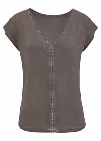 Lascana, Damen Shirt, Taupe