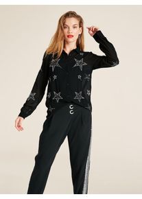 Heine, Damen Bluse, Schwarz