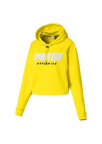 Puma, Damen Hoodie 'TZ', Gelb / Silber