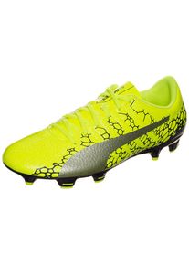 Puma, Herren Fu&szlig;ballschuh 'evoPOWER Vigor 4 Graphic FG', Gelb / Schwarz / Silber