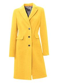 Heine, Damen Wollmantel, Gelb