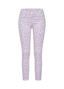 7 For All Mankind, Damen Jeans 'THE SKINNY CROP', Lila