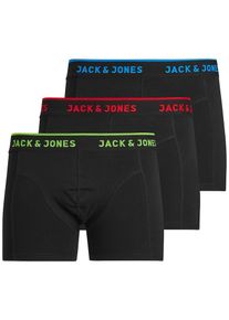 Jack & Jones JACK & JONES, Herren Boxershorts, Blau / Gr&uuml;n / Rot / Schwarz