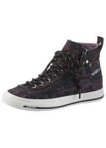 Diesel, Damen Sneaker, Beere / Schwarz