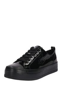 Calvin Klein Jeans, Damen Plateau-Sneaker 'ZOLAH', Schwarz / Silber