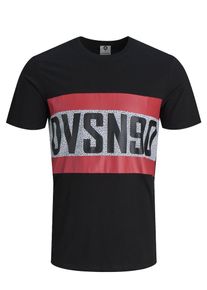 Jack & Jones JACK & JONES, Herren T-Shirt, Grau / Rot / Schwarz