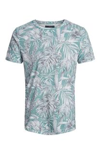 Jack & Jones JACK & JONES, Herren Botanikprint T-Shirt, Grün