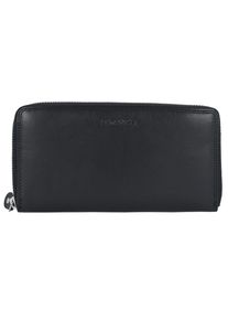 Samsonite, Damen Attack SLG Lady Geldbörse Leder 18,5 cm, Schwarz