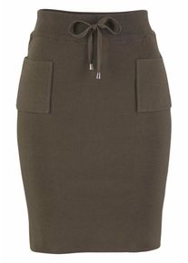 Boysen's BOYSEN'S, Damen Strickrock, Khaki