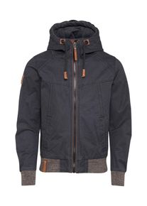 Naketano, Herren Jacke 'Survive & Advance', Greige / Schwarz