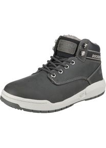 Dockers by Gerli, Herren Winterstiefel, Dunkelgrau / Wei&szlig;
