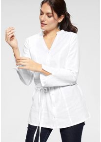 Boysen's BOYSEN'S, Damen Hemdbluse, Weiß