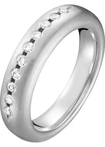 Christ, Damen Diamonds Ring, Silber / Wei&szlig;