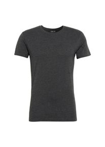 !Solid, Herren T-Shirt 'Rock Melange', Dunkelgrau