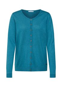 EDC by Esprit, Damen Strickjacke 'OCS BASIC Bttn', Petrol
