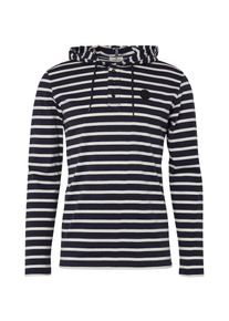 Tom Tailor, Herren T-Shirt, Nachtblau / Weiß
