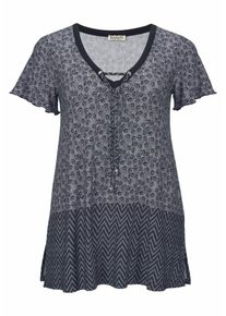 Boysen's BOYSEN'S, Damen Longshirt, Ultramarinblau