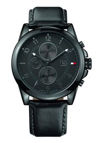 Tommy Hilfiger, Herren Multifunktionsuhr, Schwarz