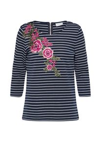 Vila, Damen Shirt 'VISONJA', Blau / Weiß