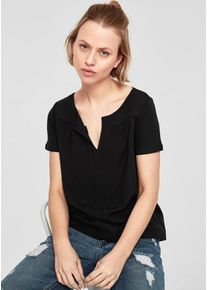 s.Oliver RED LABEL, Damen Tunikashirt, Schwarz