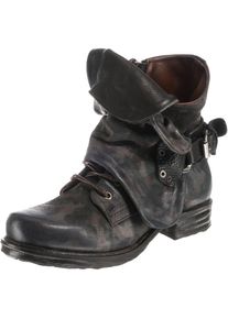 A.S.98, Damen Stiefeletten, Dunkelgrau / Khaki