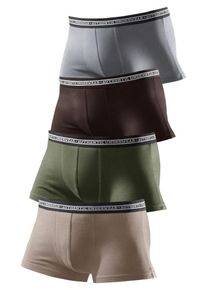 Le Jogger, Herren Hipster, Authentic Underwear (4 Stck.), Dunkelbeige / Dunkelbraun / Grau / Khaki
